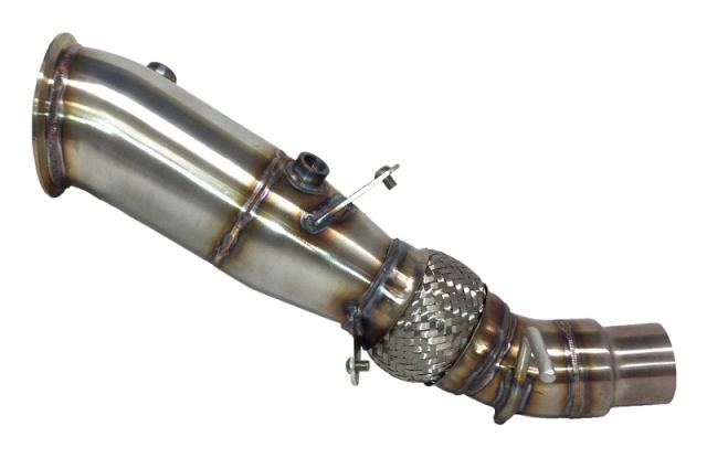 Evolution Racewerks F10 N20 catted and catless downpipes. ER F10 DP fits 2012+ 528