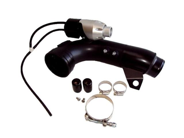Evolution Racewerks (ER)N54 charge pipe for the BMW e chassis. Offered in brushed, polished and anodized black finish. Works with OE diverter vavles, Tial or HKS Blow off vavles or forge diverter valves