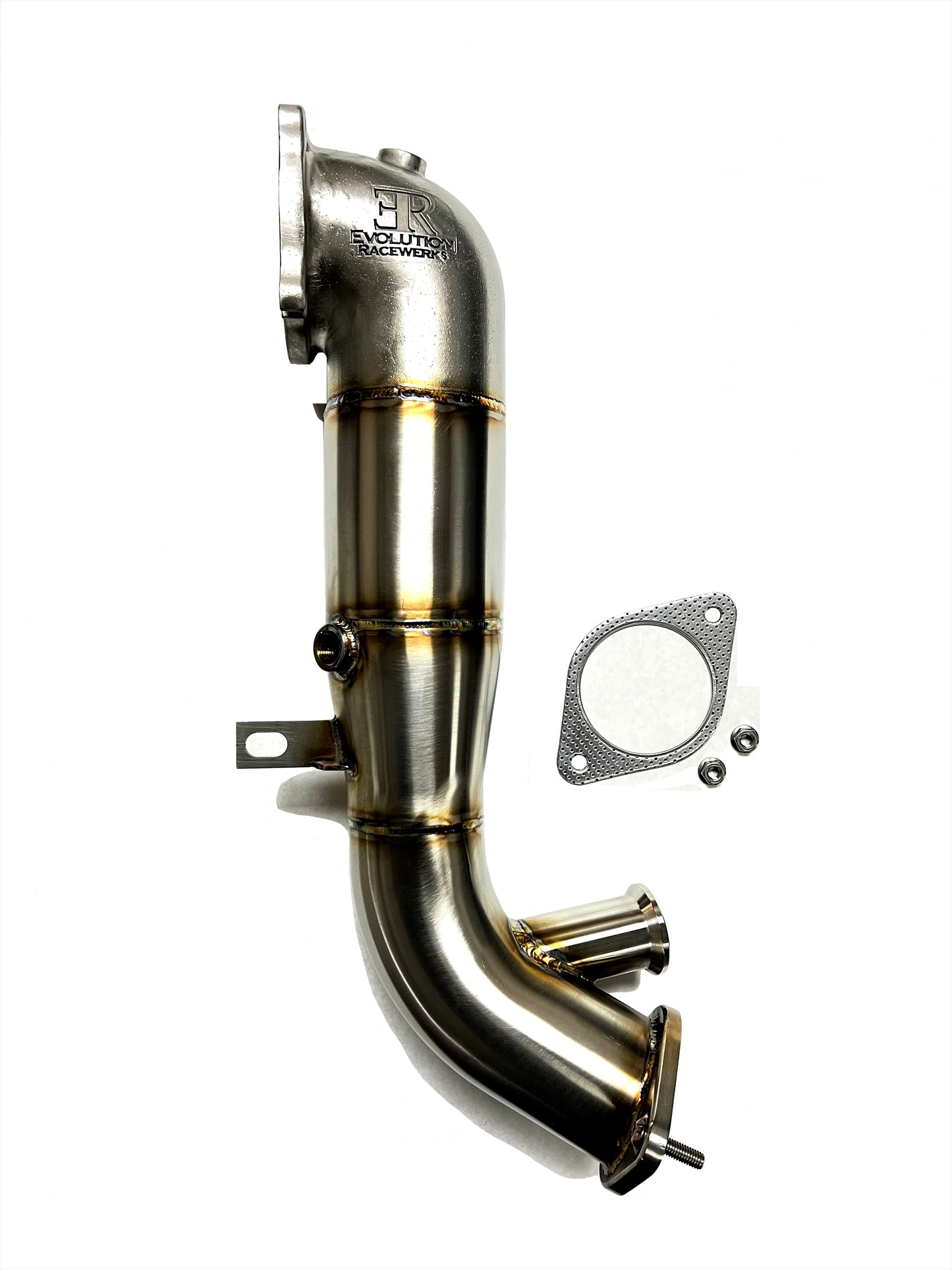 Competition Series 4" Catless Downpipe for the 2016+ Alfa Giulia / Stelvio 2.0L