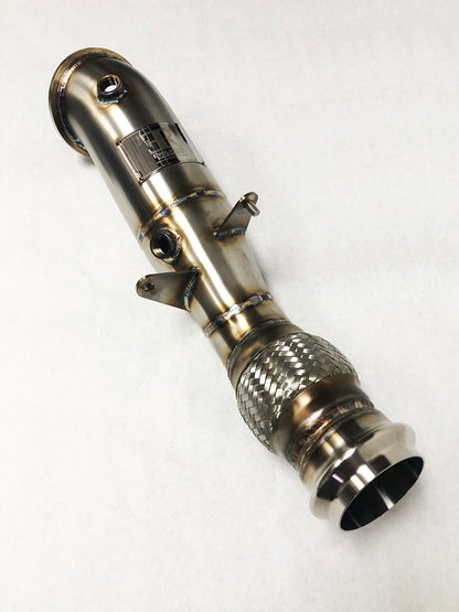 Competition Series 4" Catless Downpipe for the 2021+ Toyota Supra 2.0 B46 US Spec Engine