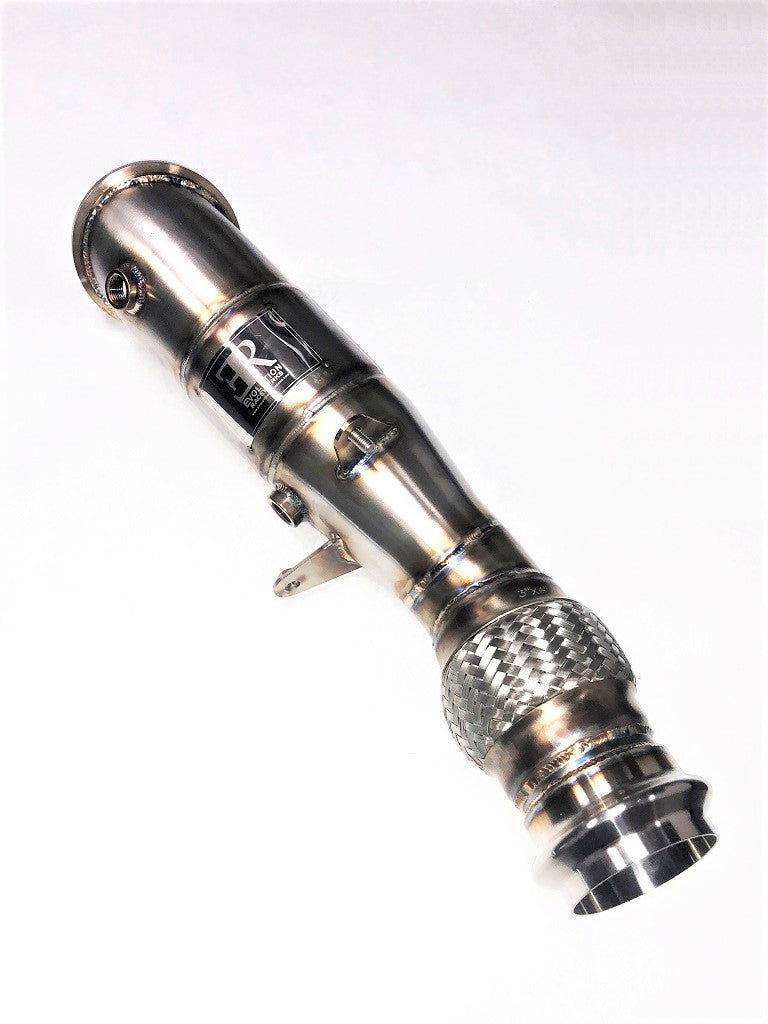 Sports Series 4" High Flow Catted Downpipe for the 2021+ Toyota Supra 2.0 B46 US Spec Engine