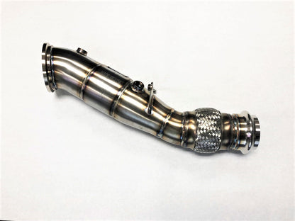 Sports Series 4" High Flow Catted Downpipe for the 2021+ Toyota Supra 2.0 B46 US Spec Engine