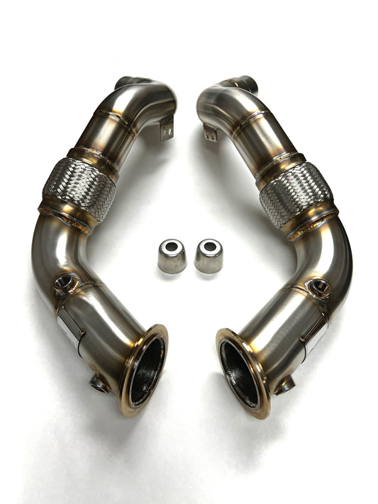Competition Series Catless Downpipes for 2011-17 550i/650i/750i/X5 50i/X6 50i N63 Engine