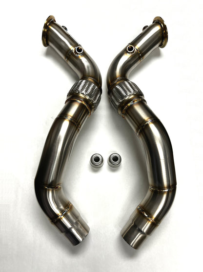 Competition Series Catless Downpipes for 2011-17 550i/650i/750i/X5 50i/X6 50i N63 Engine