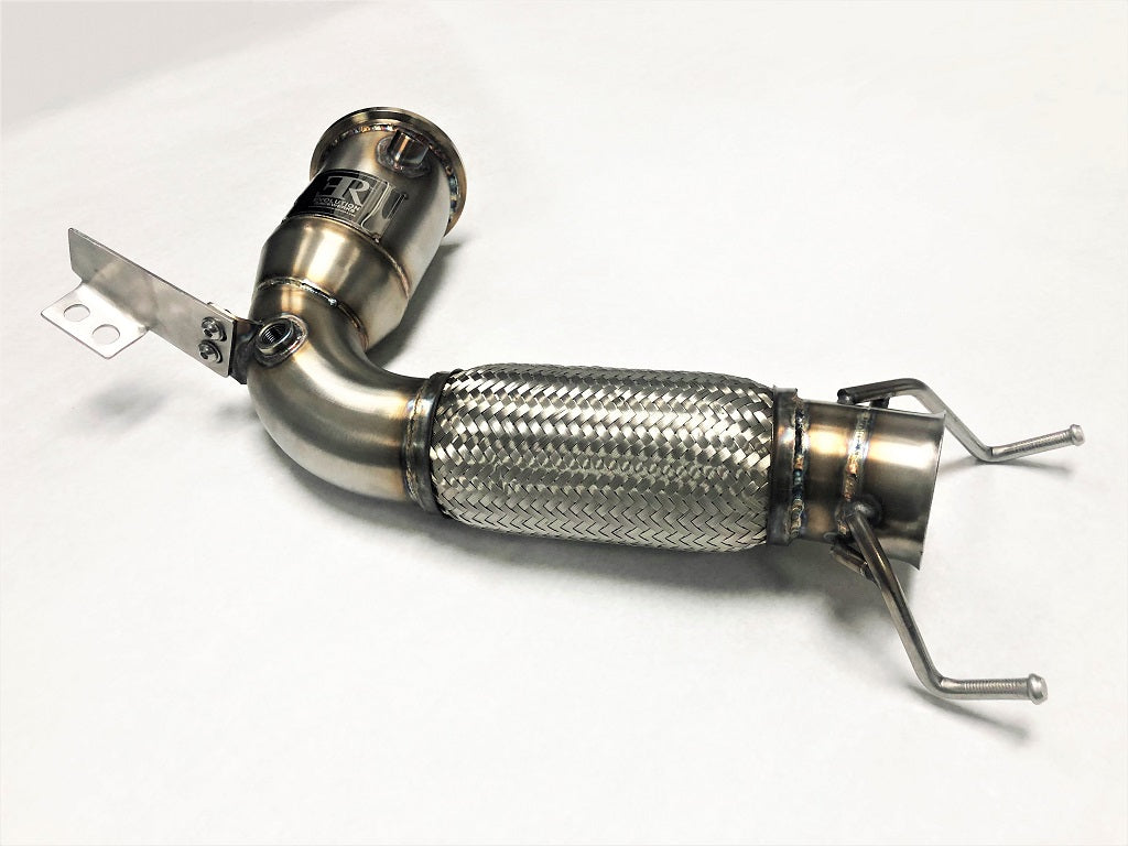 Competition Series 4" Catless Downpipe for the 2015+ Mini Cooper S, Clubman, Cabrio and Countryman EU/Asia Spec & Cooper JCW all region (4 Cylinder) Engine