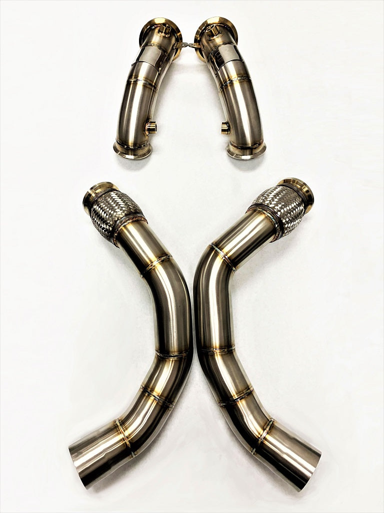 Competition Series Catless Downpipes 2018-23 M5/M8 S63M Engine