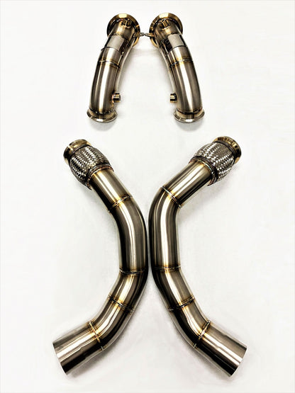 Competition Series Catless Downpipes 2018-23 M5/M8 S63M Engine