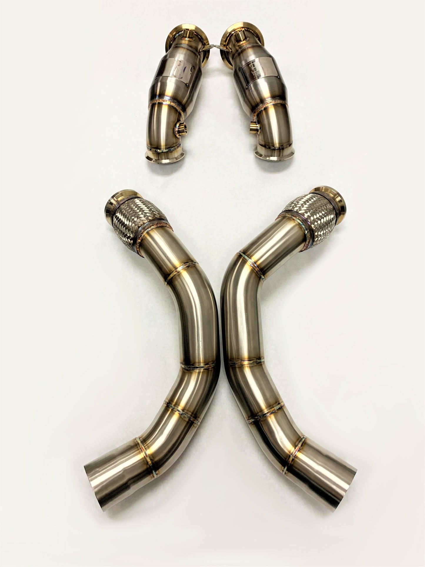 Sports Series High Flow Catted Downpipe for 2018-23 M5/M8 S63M Engine