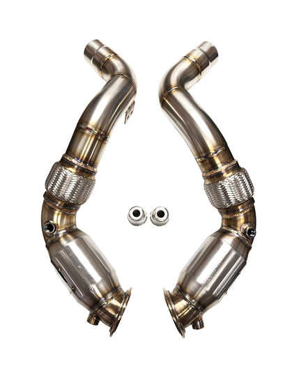 Sport Series High Flow Catted Downpipes for 2011-17 550i/650i/750i/X5 50i/X6 50i N63 Engine
