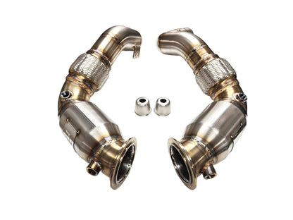 Sport Series High Flow Catted Downpipes for 2011-17 550i/650i/750i/X5 50i/X6 50i N63 Engine