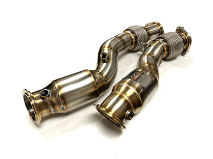 Sports Series High Flow Catted Downpipes 2020+ X3M/X4M S58 Engine