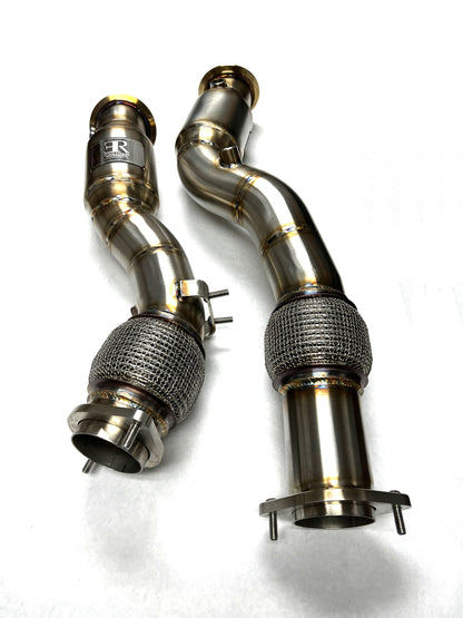 Sports Series High Flow Catted Downpipes 2020+ X3M/X4M S58 Engine